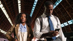Presley Collins (Aliyah Mastin) And Xavier Collins (Sterling K. Brown) In Paradise