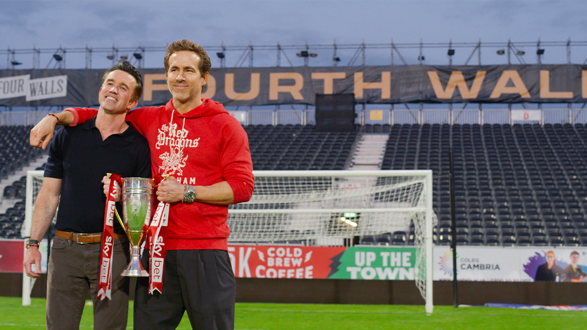 Rob Mac and Ryan Reynolds in Welcome to Wrexham