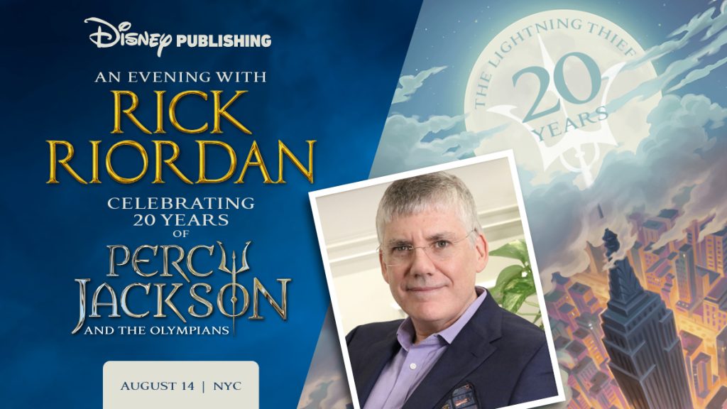 An Evening with Rick Riordan: Celebrating 20 Years of Percy Jackson and The Olympians