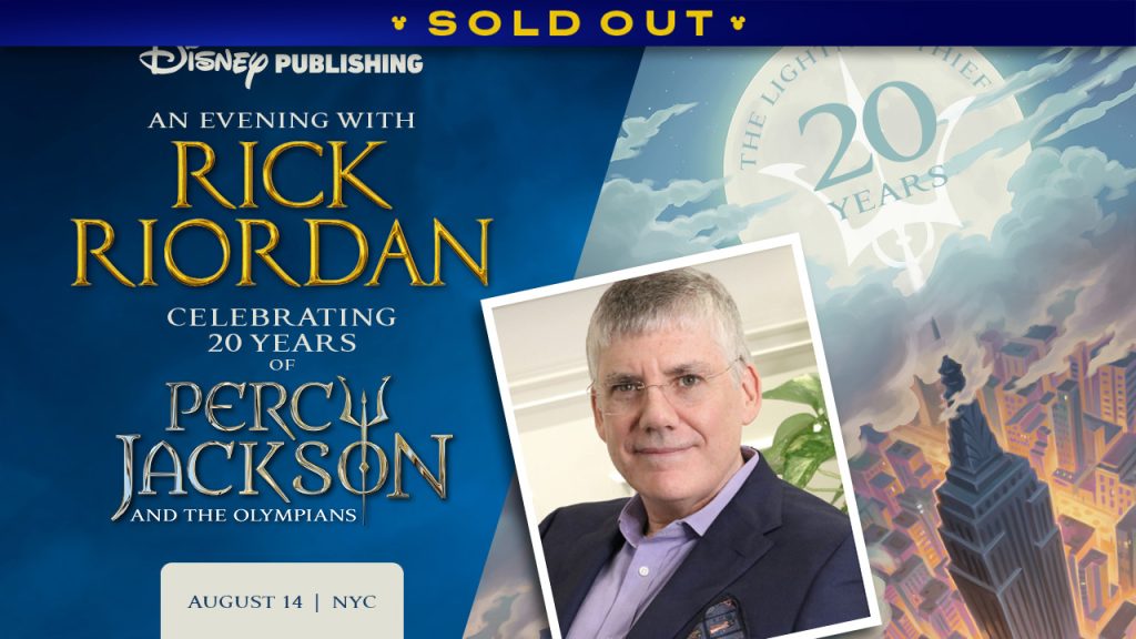 An Evening with Rick Riordan: Celebrating 20 Years of Percy Jackson and The Olympians