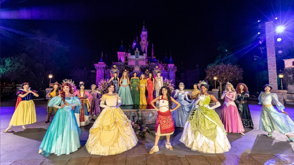 Legendary Disney Princess Voices Come Together for a Spectacular Performance at Disneyland Resort During World Princess Week