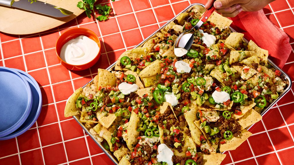 Impossible® Beef Nachos Inspired by A Goofy Movie