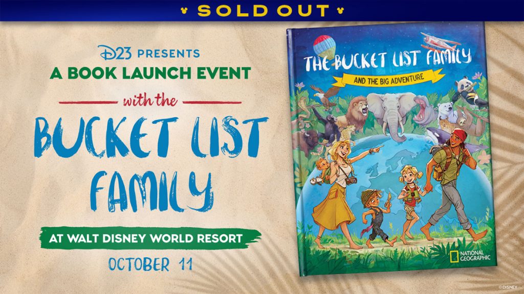 D23 Presents: A Book Launch Event with the Bucket List Family