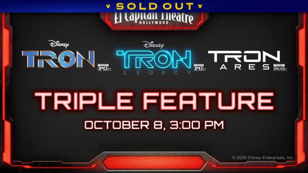 TRON Triple Feature at the El Capitan Theatre