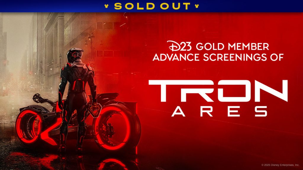 D23 Gold Member Advance Screenings of TRON: Ares