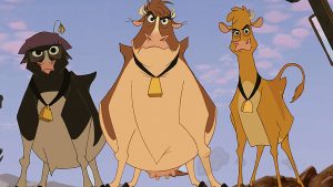 An image from the 2004 Disney animated film Home on the Range.