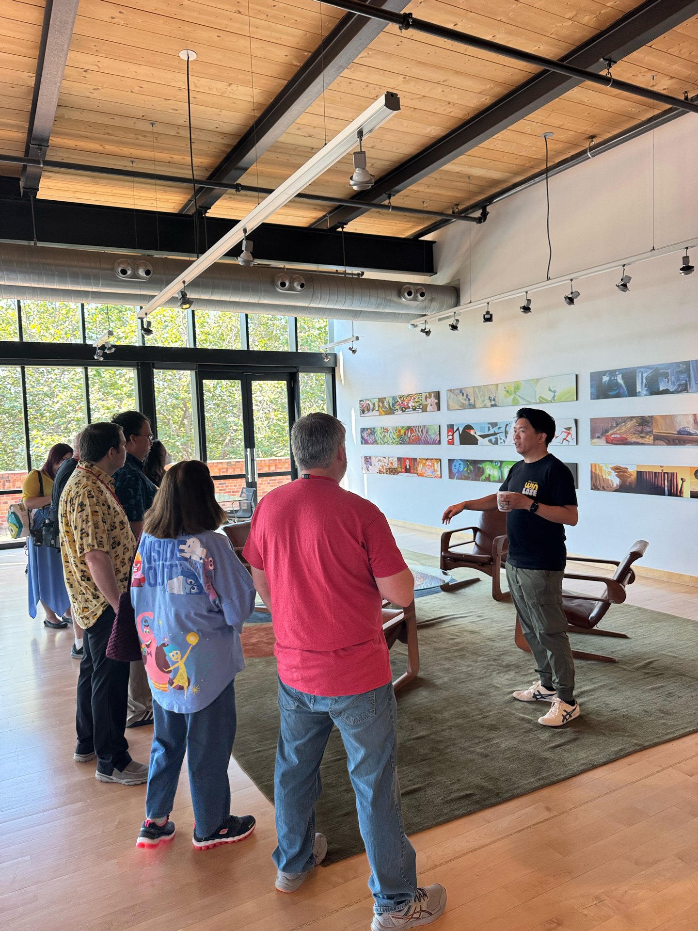 Image from D23&rsquo;s 2025 Gold Member tour of Pixar Animation Studios, a look into the Pixar Living Archives.