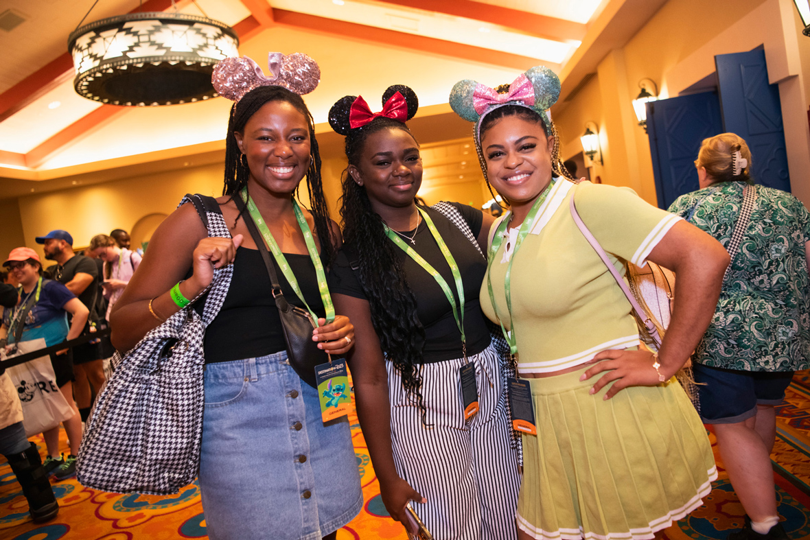 Fans at a D23 event.