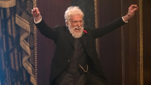 An image of Disney Legend Dick Van Dyke as Mr. Dawes Jr. in 2018&rsquo;s Mary Poppins Returns.