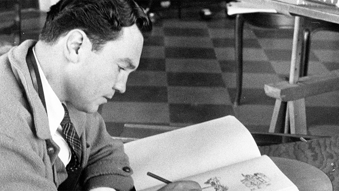 An image of Disney Legend Herb Ryman.