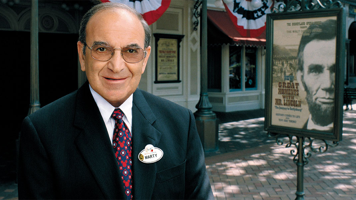 An image of Disney Legend Marty Sklar.