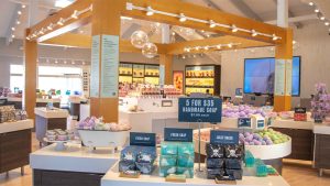 An image of a display at Basin, Disney Springs.