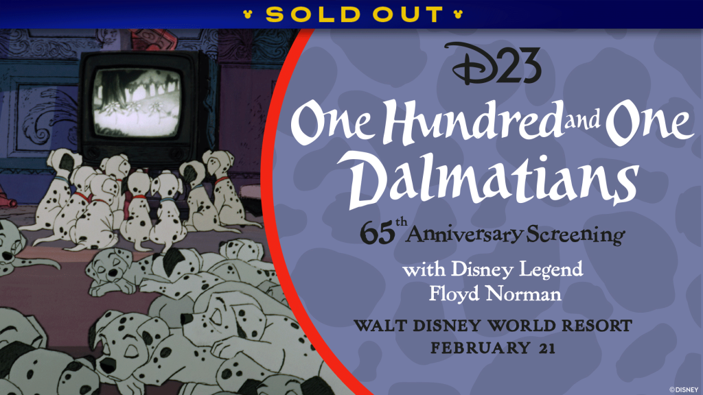 One Hundred and One Dalmatians 65th Anniversary Screening &ndash; Orlando, FL