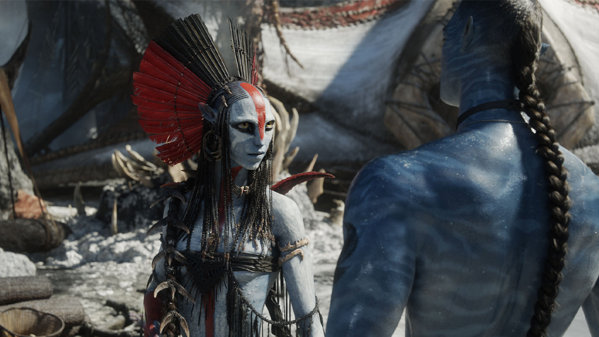 Oona Chaplin plays Varang in Avatar: Fire and Ash.