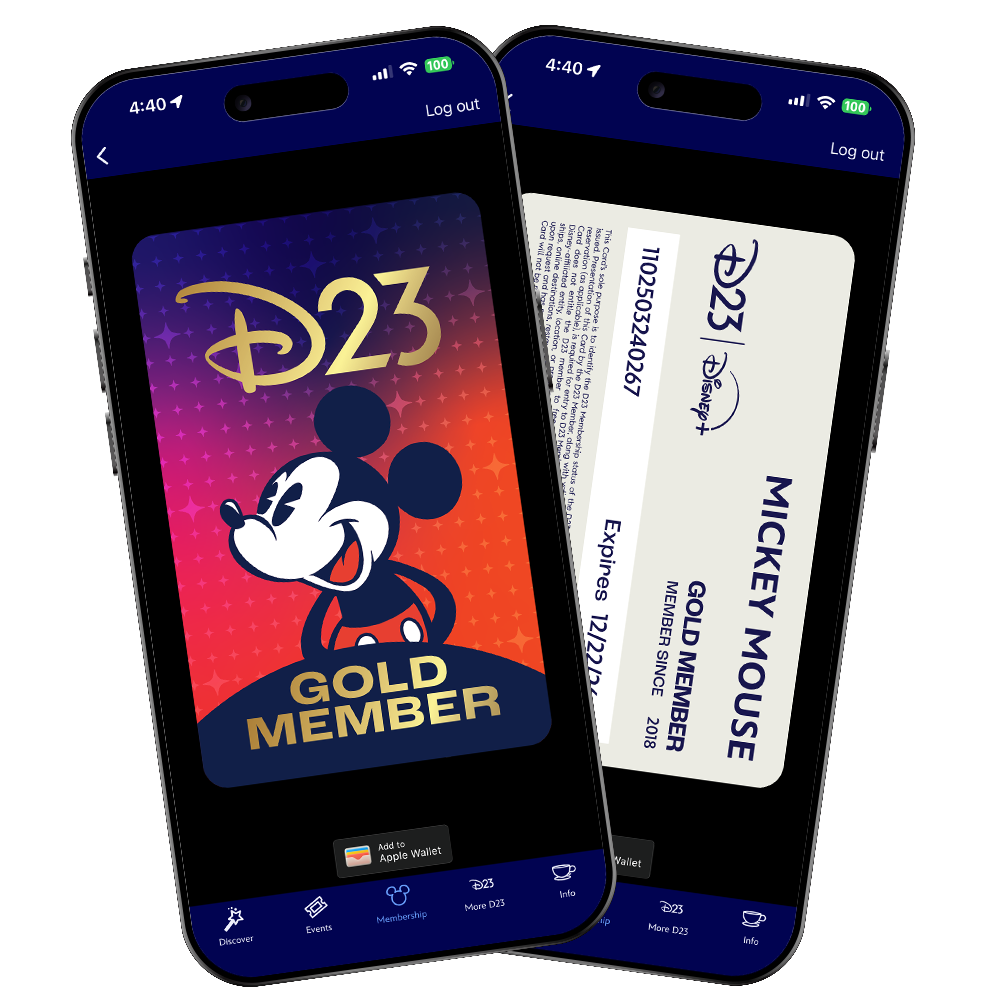 Disney D23 App - Exclusively on the App