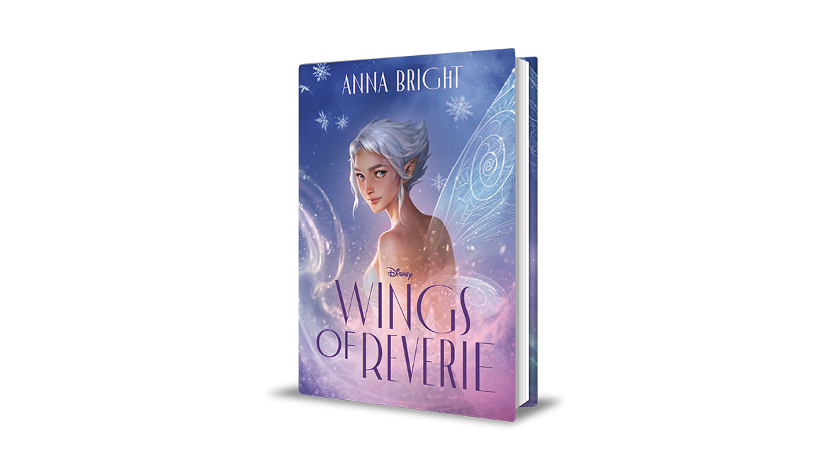 A close-up image of the cover of Wings of Reverie, the next book in the Wings of Pixie Hollow series, written by Anna Bright.