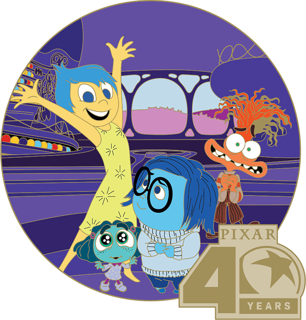 Pixar Animation Studios 40th Pin &ndash; Inside Out 2