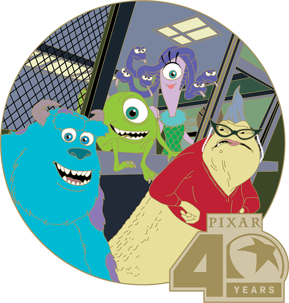 Pixar Animation Studios 40th Pin &ndash; Monsters, Inc.