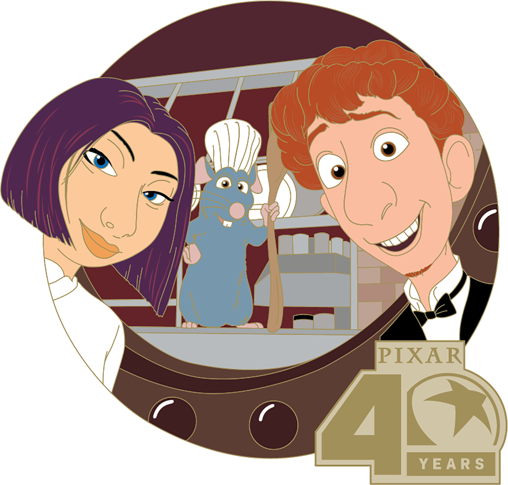Pixar Animation Studios 40th Pin &ndash; Ratatouille