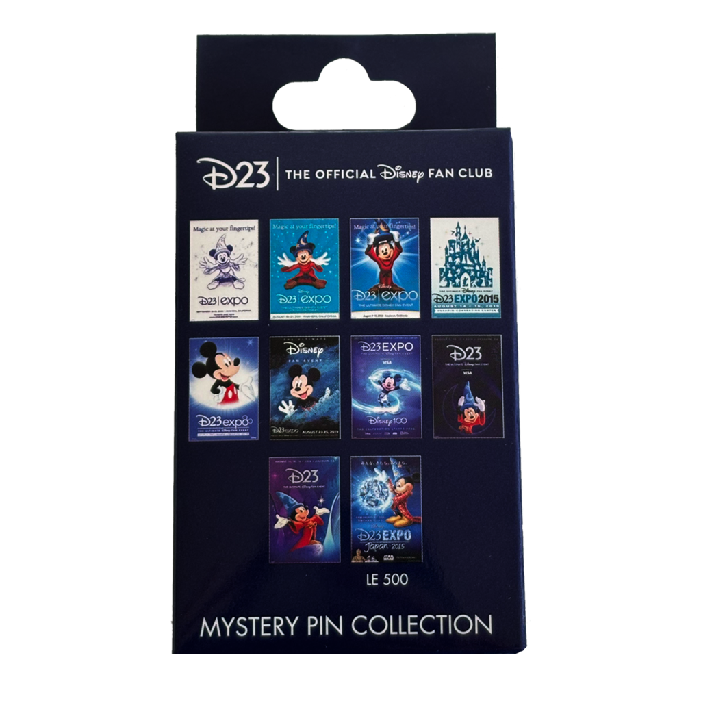 D23 Event Poster Through the Years Mystery Pin Blind Pack &ndash; 2-Pc.