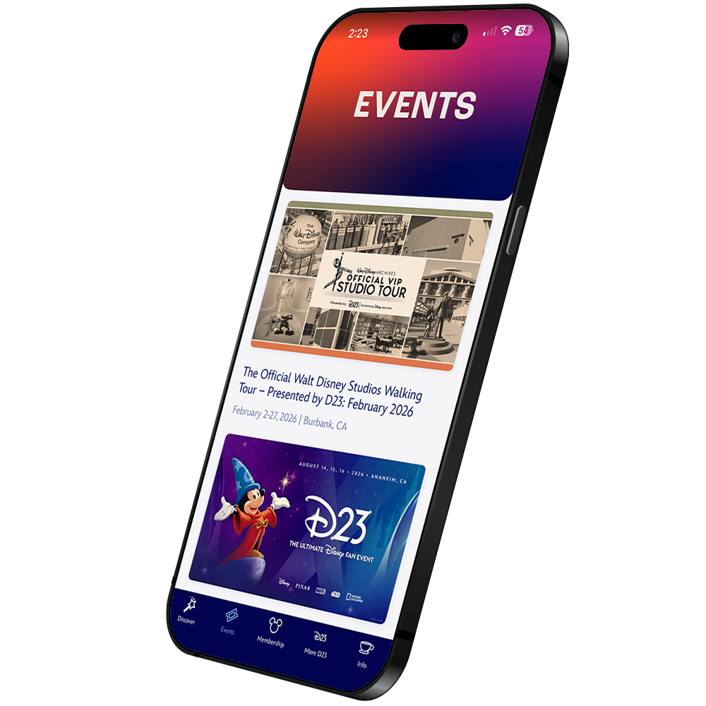 D23 App Events Page
