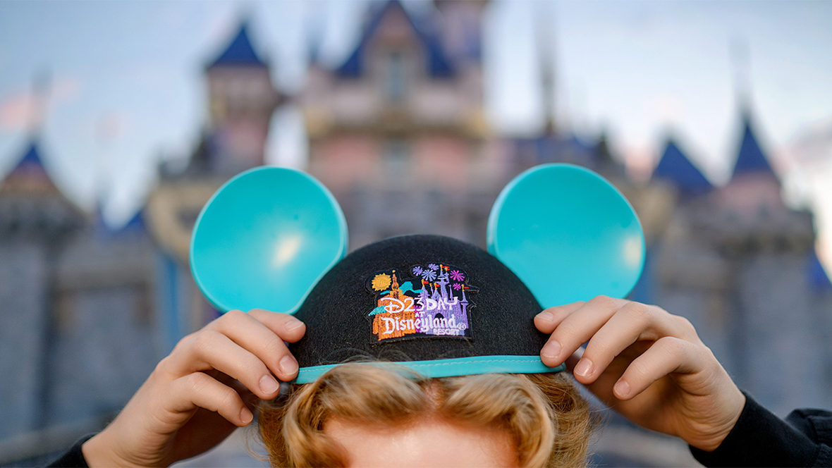 An image promoting D23 Day at Disneyland Resort, part of D23: The Ultimate Disney Fan Event 2026.