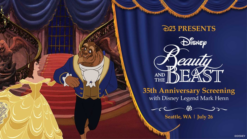 Beauty and the Beast 35th Anniversary Screening with Disney Legend Mark Henn &ndash; Seattle, WA
