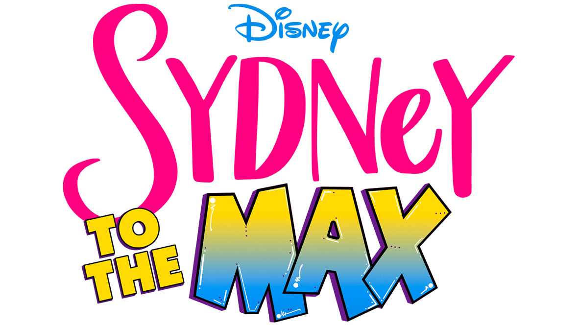 An image of the logo for the Disney Channel series Sydney to the Max.