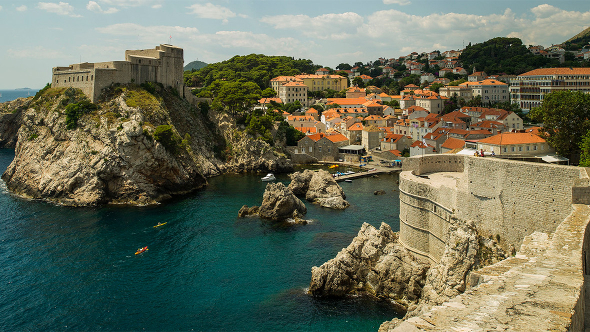 An image of the coastline in Dubrovnik, part of the new Croatia & Slovenia itinerary with Adventures by Disney.