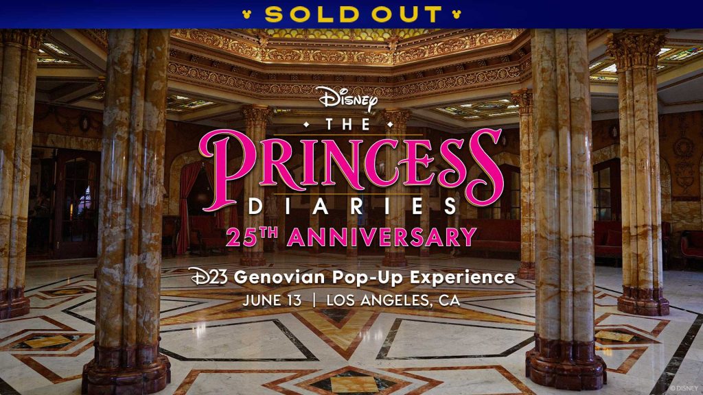 The Princess Diaries 25th Anniversary: D23 Genovian Pop-Up Experience