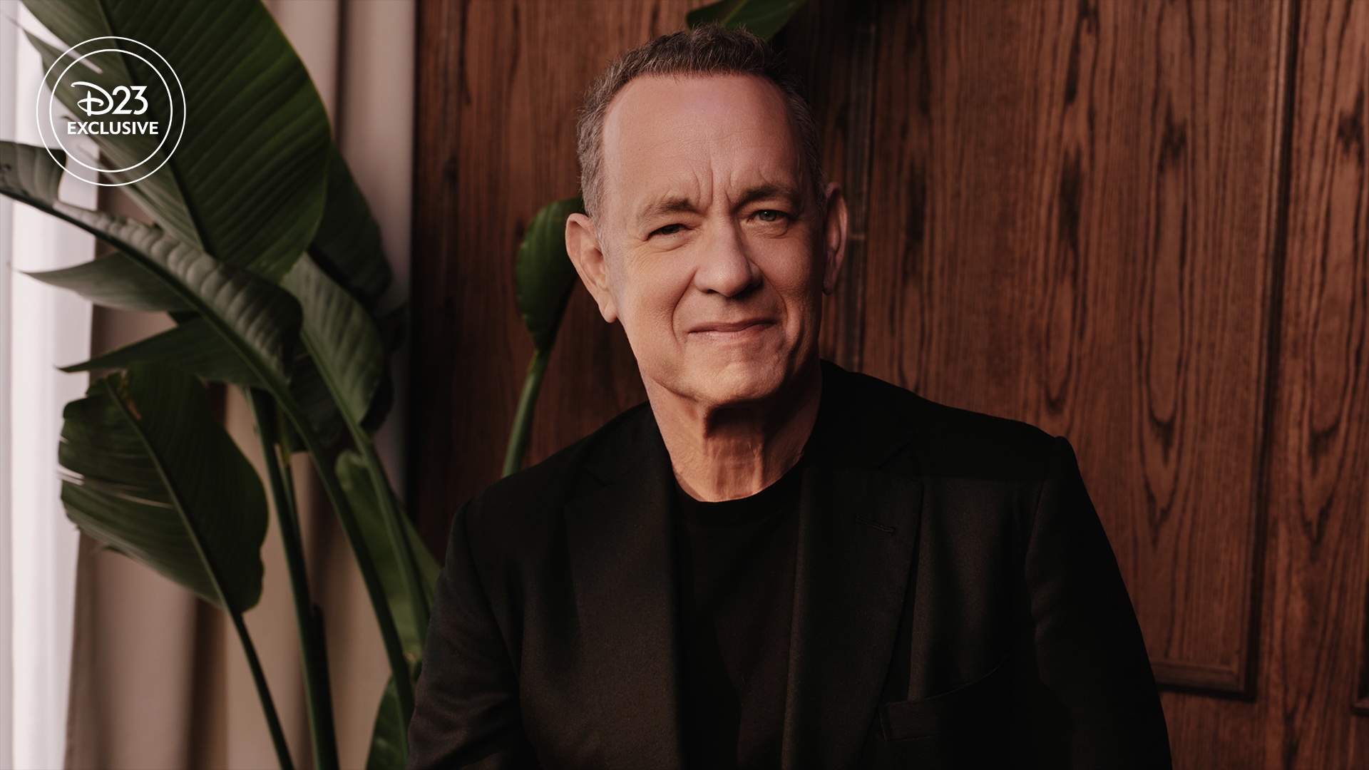 Tom Hanks—the iconic voice behind Woody in Disney and Pixar’s Toy Story 5—is seen backstage at CinemaCon 2026 in Las Vegas, NV, in this exclusive portrait.