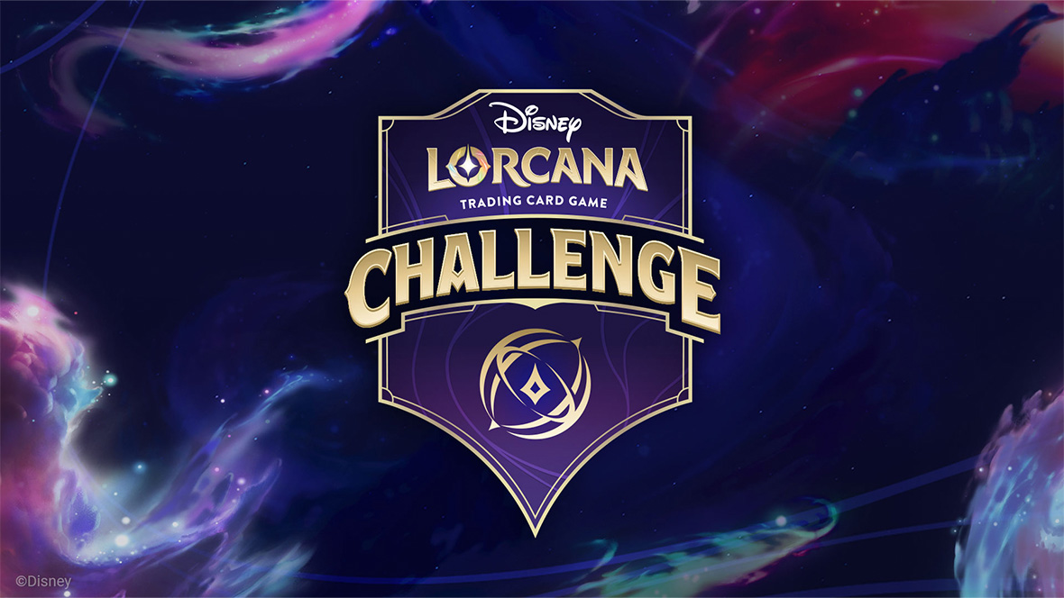 Image promoting the Disney Lorcana Challenge Championship Qualifier at D23: The Ultimate Disney Fan Event in Anaheim on Sunday, August 16.