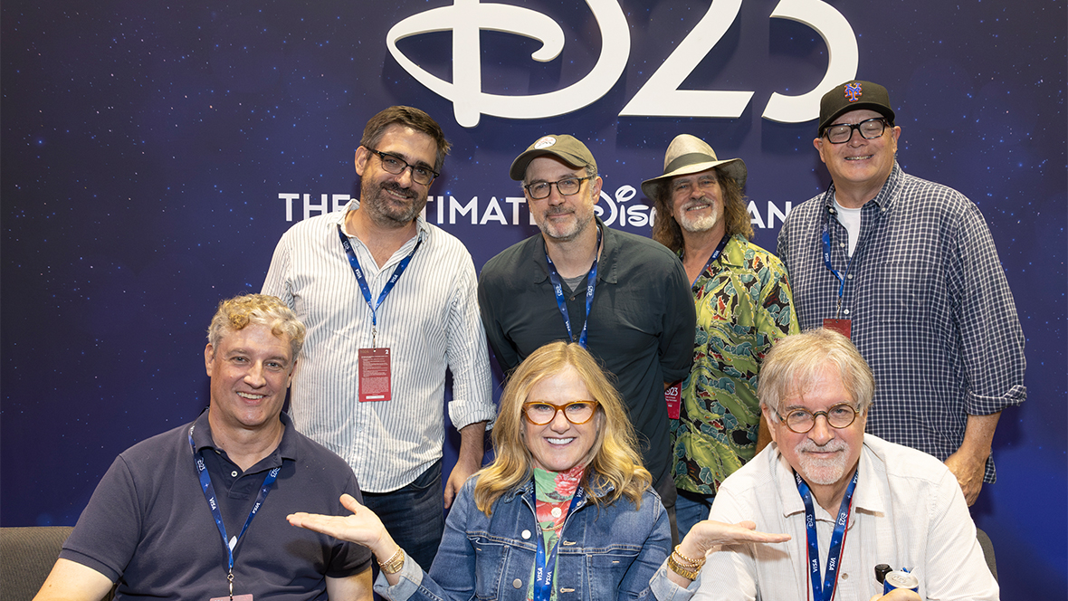 The creative team behind The Simpsons at a previous D23: The Ultimate Disney Fan Event