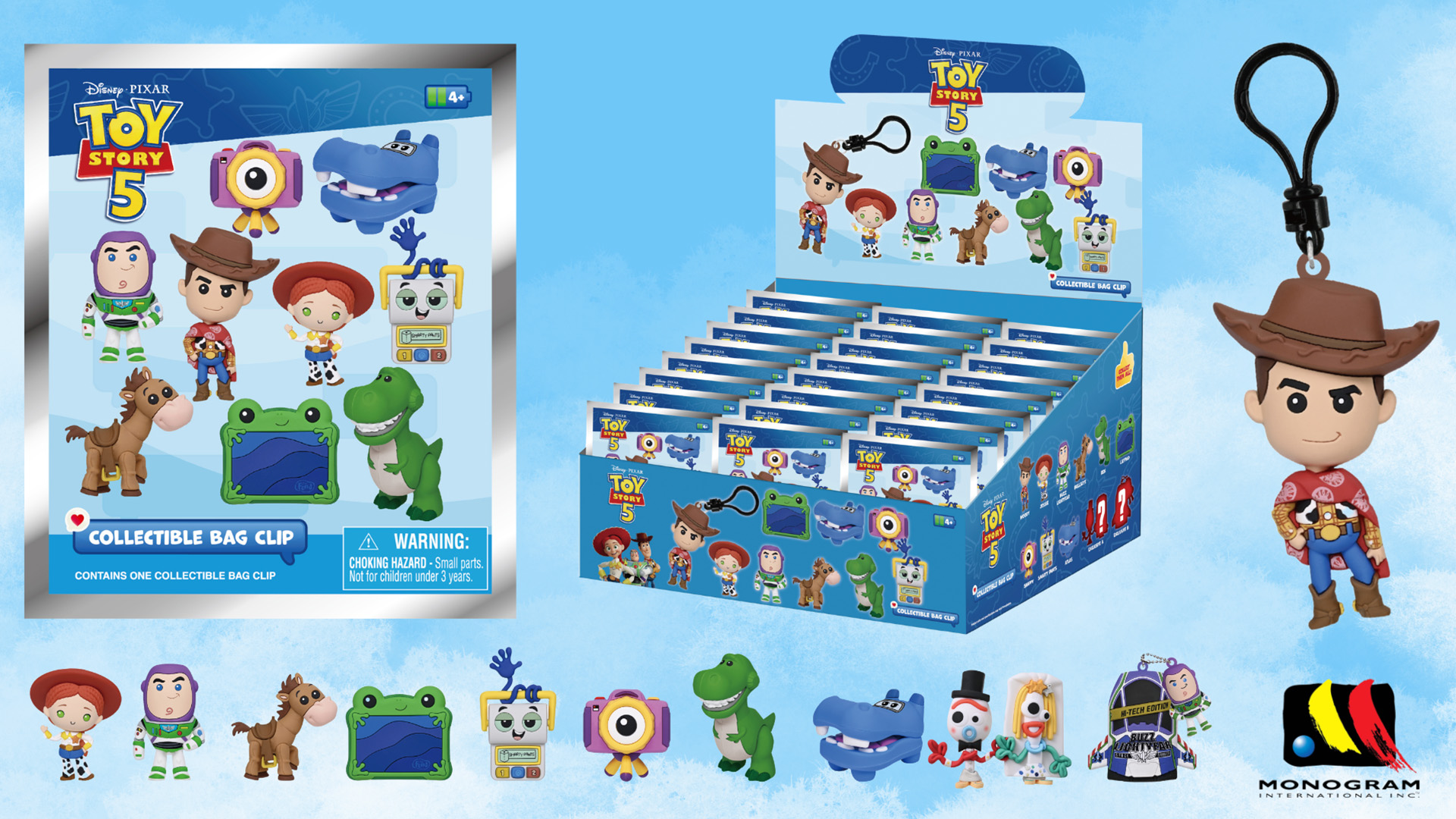 Toy Story 5 keychains.
