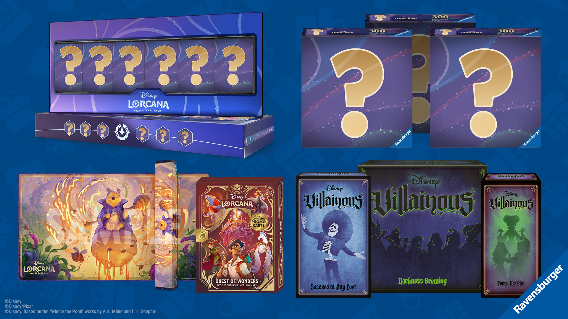 Several Ravensburger games.