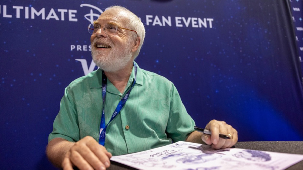 Disney animation artist Ron Clements at a past D23 Fan Event. 