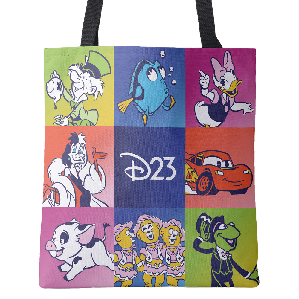 D23-Character-Collage-Tote-Bag