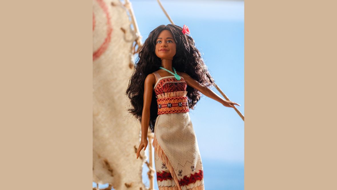 An image of a Moana doll from Mattel.