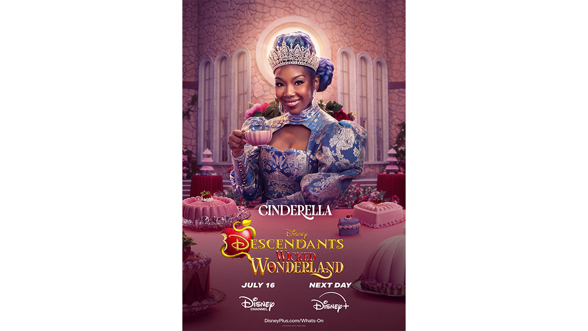 A promotional image of Brandy as Cinderella in Descendants: Wicked Wonderland.