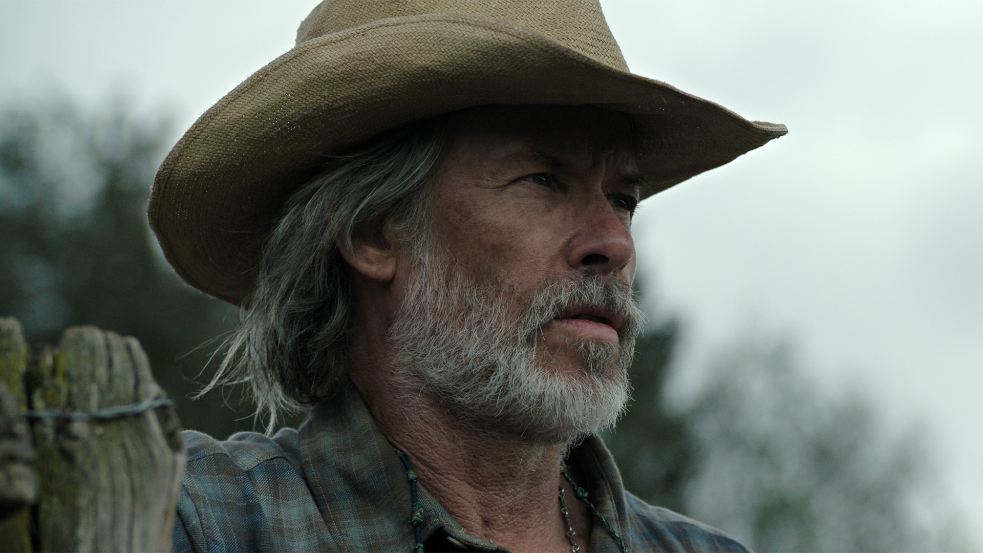 Pops, played by Guy Pearce, in 20th Century Studios' The Dog Stars