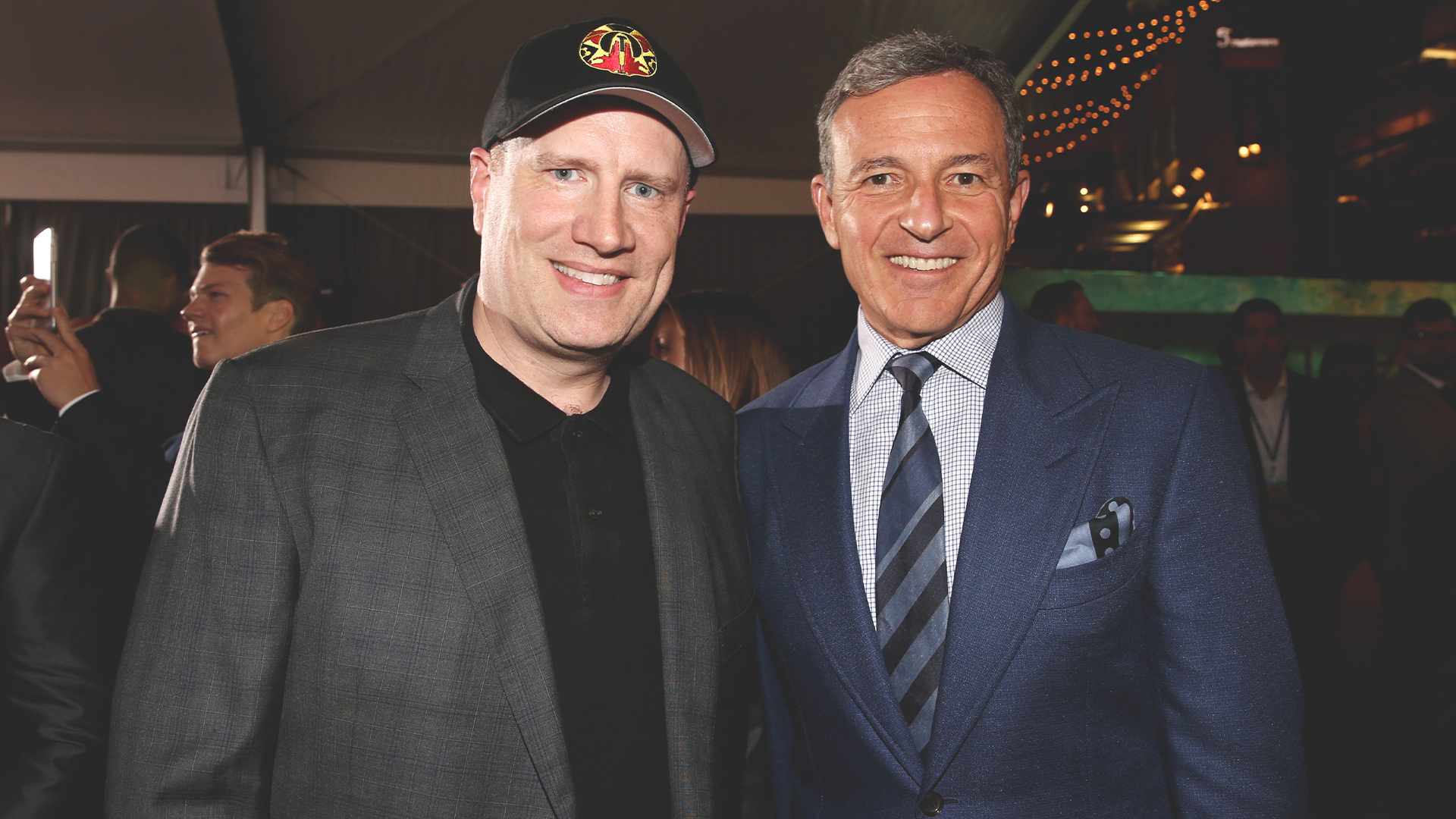 Kevin Feige and Bob Iger