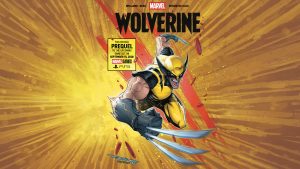Marvel Wolverine promotional comic book cover features Wolverine lunging forward with extended claws and artwork for an official video game prequel.