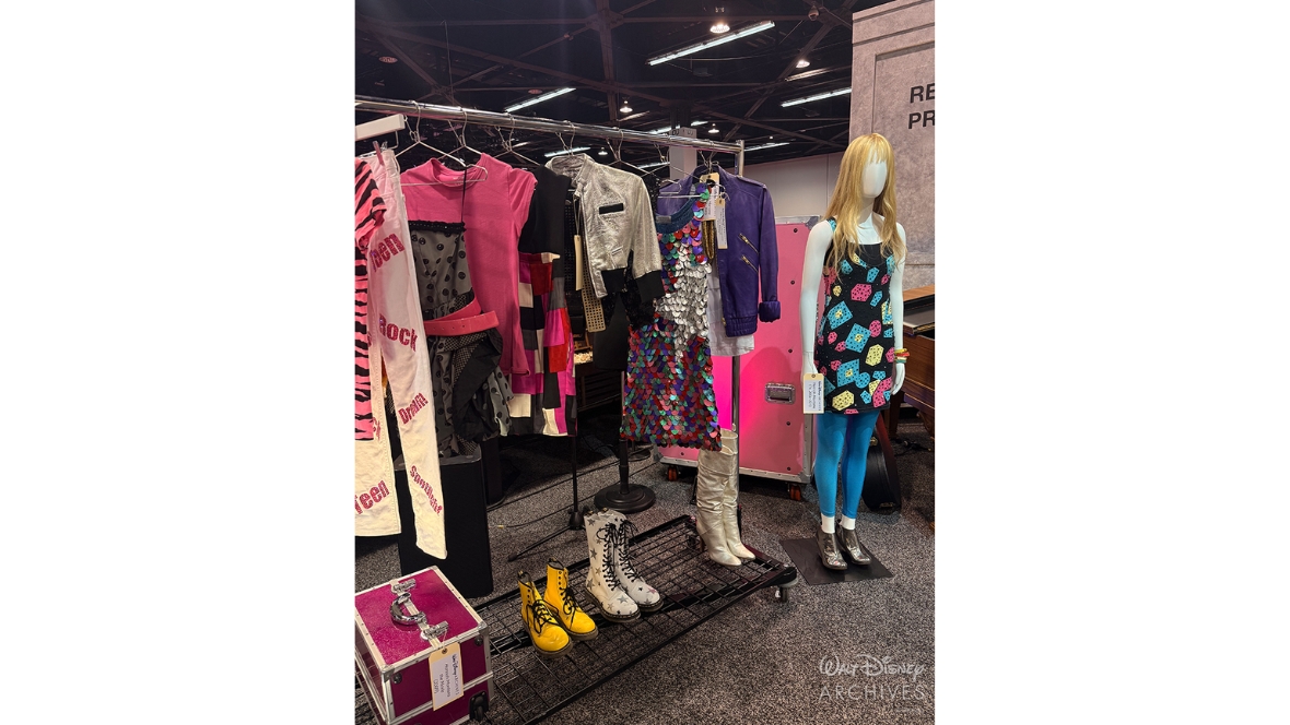 An image of objects from Hannah Montana in Walt Disney Archives: Uncrated at D23: The Ultimate Disney Fan Event.