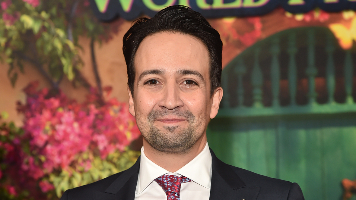 Disney Legend Lin-Manuel Miranda attends the world premiere of Encanto.