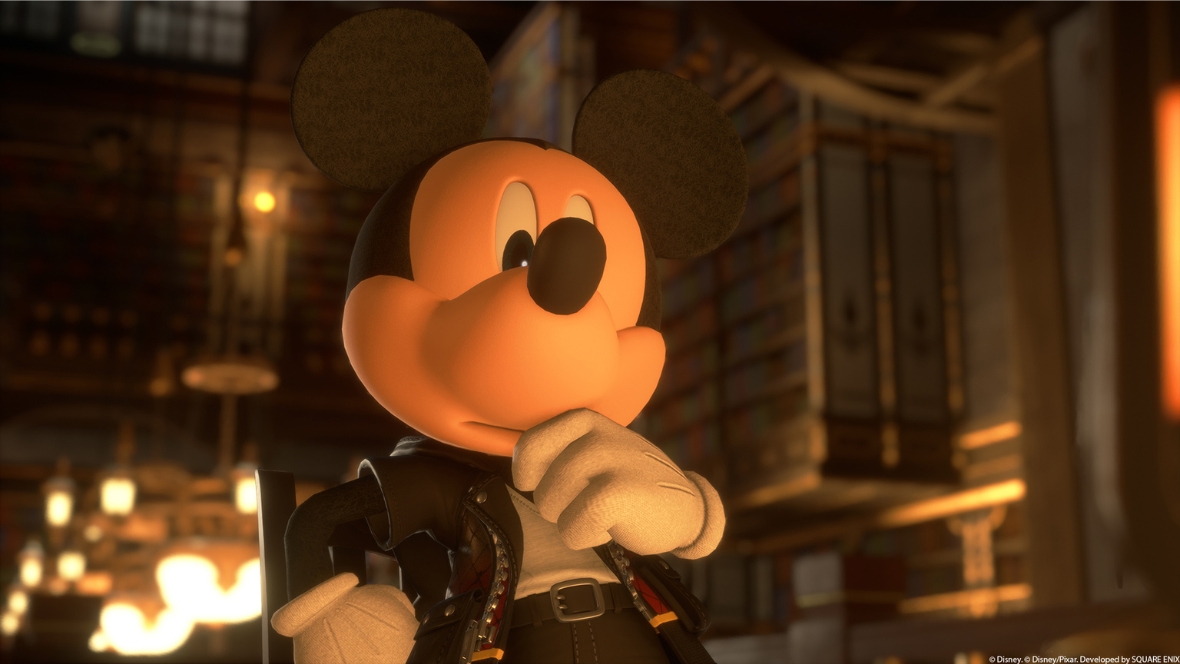 Mickey Mouse in Kingdom Hearts.