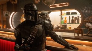 An image from Star Wars: The Mandalorian and Grogu, premiering on Disney+ on September 2.