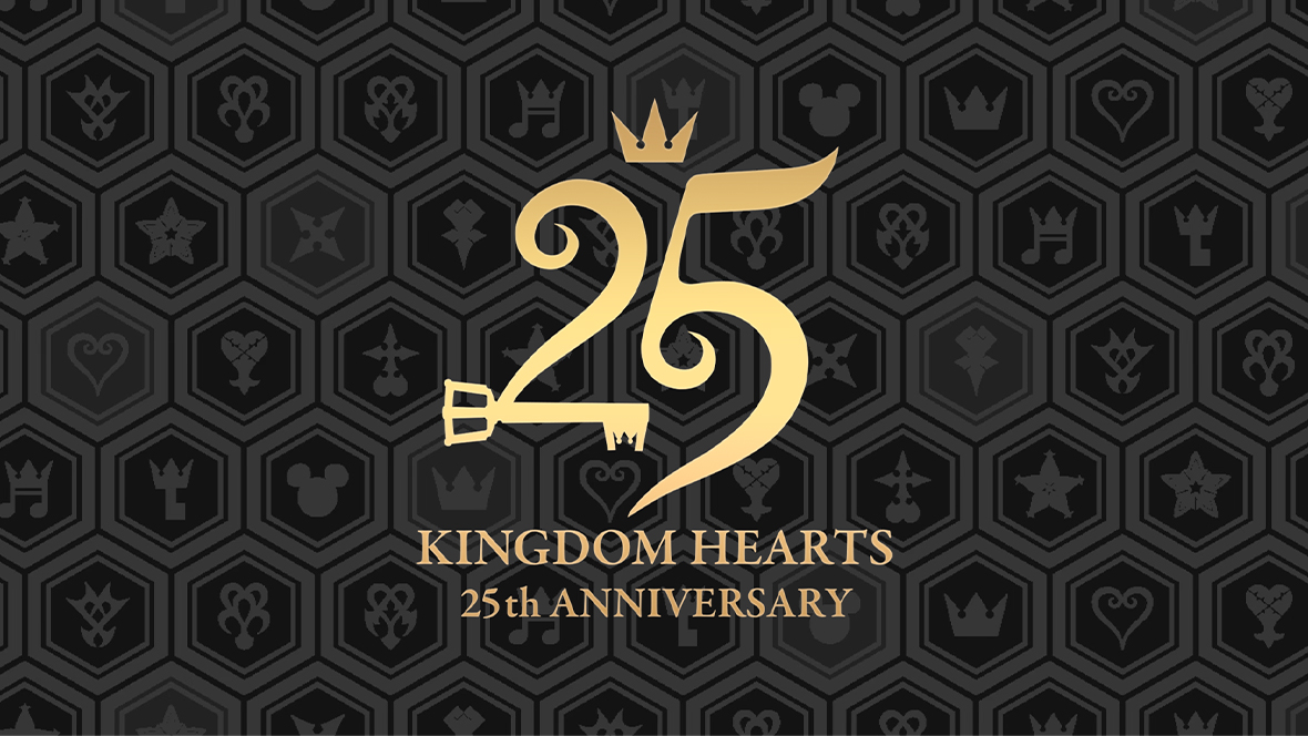 The logo for Kingdom Hearts&rsquo; 25th anniversary.