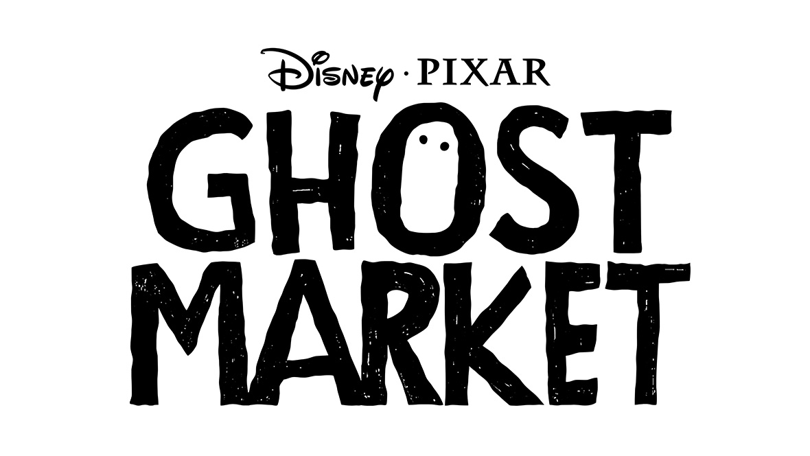 A key art image for Disney and Pixar’s Ghost Market.