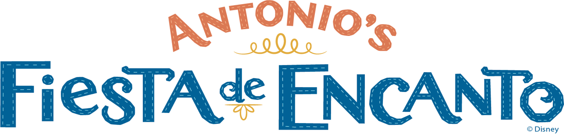 Antonio&rsquo;s Fiesta de Encanto logo is displayed in decorative lettering inspired by Disney&rsquo;s Encanto.