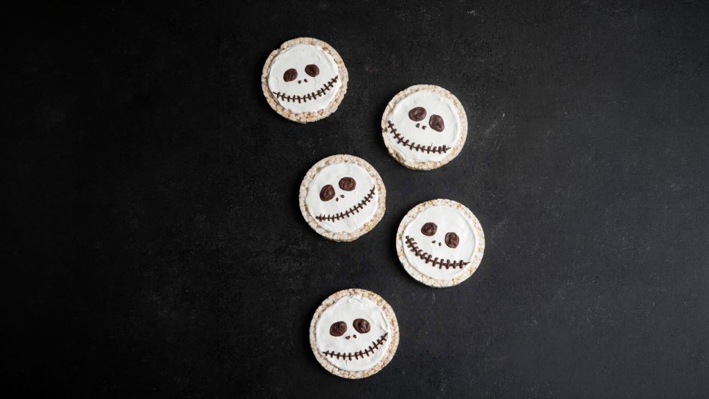 Nightmare Before Christmas Rice Cakes Recipe